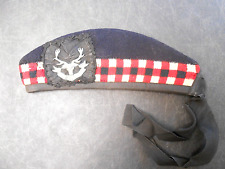 Vintage WW 1/2 Original Canadian Seaforth Highlanders Cap With Badge picture