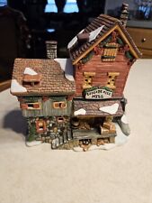 Santa's Workbench Towne Series Lighted Ludgate Hill Mill 517-0741 Year 2000 picture