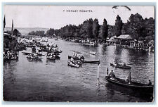 Henley-on-Thames England Postcard Henley Regatta Rowing Event 1906 Posted picture