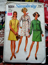 Vintage 1968 Simplicity misses' shirt-dress pattern picture