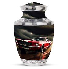 Classic Muscle Cars Racing Large Urns For Ashes For Adults Size 10 Inch picture