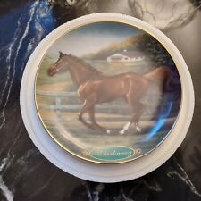 Danbury Mint ~ WHIRLAWAY ~ Susie Morton Champion Thoroughbreds Collection Plate picture