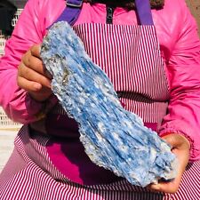 4.84LB Rare Natural beautiful Blue Kyanite With Quartz Crystal Specimen Healing picture