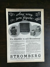 Vintage 1937 Stromberg Carburetor Full Page Original Ad  picture