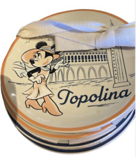 Disney Parks Epcot World Showcase Italy Topolino Plates Set of 4 New With Tag picture