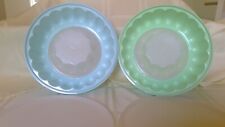 2 Vintage Tupperware Jell-O Mold’s, 3 pieces each, Ice Mold Green and Blue picture