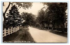 1909 Main St. Dennis MA Massachusetts Early Dirt Street View RPPC Real Phot picture