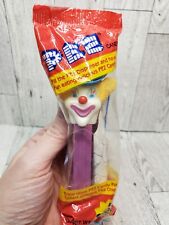 Vintage Clown with purple stem PEZ CANDY DISPENSER in Sealed bag Never Used picture
