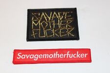 2PC Rydex 2017 Savage Mother F**ker V2 Patch & Banner Patch picture