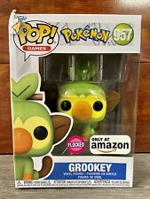 Funko POP Games - Pokemon Grookey Flocked Limited Exclusive Figure #957 picture