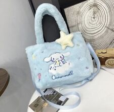 New💕Sanrio Plush Bag Cinnamoroll Handbag Tote Plushie Shoulder Bag +Free Items picture