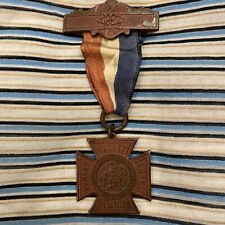 c1883 Antique Womans Relief Corps (FLC)  (GAR} Medal War Ribbon Badge picture
