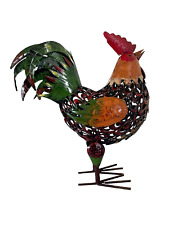 Farmhouse Metal Wire Country Chicken 16” Tall picture