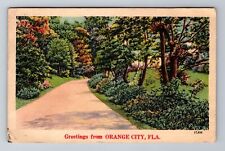 Orange City FL-Florida, General Greetings, Antique c1946 Vintage Postcard picture
