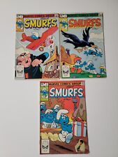 The Smurfs #1-3 Marvel Comics 1982 lot complete set full run 1 2 3 picture