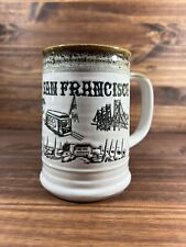 Vintage San Francisco Souvenir Golden Gate Drip Glaze Mug Cup picture