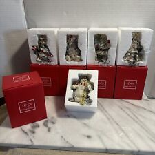 LENOX Very Merry Porcelain Christmas Ornaments Lot of 5 + Original Boxes NEW NIB picture