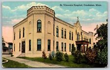 Crookston Minnesota~St Vincents Hospital~c1910 Postcard picture