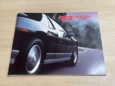 1985 Pontiac 74-page Sales Brochure Catalog Fiero Firebird TransAm Grand Prix Am picture