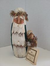Handcrafted Carved Wood Santa - Made From Wood Of The Pacific NW In Astoria, OR picture
