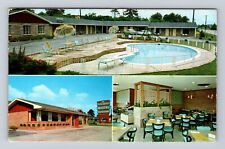 Etowah TN-Tennessee, Etowah Motel, Pool, Dining, Advertising, Vintage Postcard picture