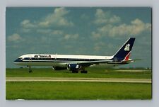 Aviation Airplane Postcard Air Transat Airlines Boeing B-757-28A AW4 picture