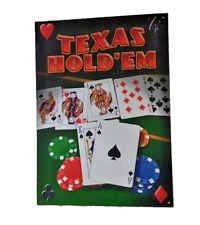 Add Some Texas Hold'em Flair To Your Bar With This Metal Sign-Perfect for Poker picture