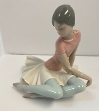 Lladro Figurine 1970's Retired #1357 Shelley Ballerina Pink Shirt,Free Shipping picture