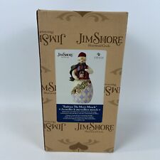 Jim Shore SNOWMAN HOLDING NATIVITY STABLE-EMBRACE THE MERRY MIRACLE 6009402 2021 picture
