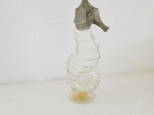 Vintage Avon Glass Seahorse Shaped Skin So Soft Bottle 9