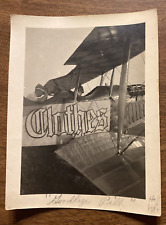 Vintage 1910s? Aviation Airplane Flying Pilot Clothes Original Real Photo P11c3 picture