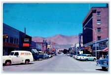 c1960 View Bridge Street Downtown Exterior Building Winnemucca Nevada Postcard picture