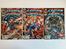 Captain America #1 Liefield Variant 2 3 Lot Marvel Comics 1996 1st Ricki Barnes picture