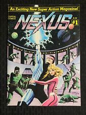 1981 NEXUS Magazine #1 FN 6.0 Capital Comics Steve Rude Mike Baron w/ Poster picture