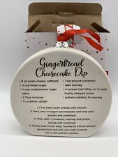 Temptations by Tara Christmas Ornament With Gingerbread Cheesecake Dip Recipe picture