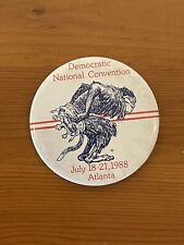 Vintage Democratic National Convention Button Pin July 1988 Atlanta HTF RARE  picture
