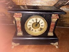 Antique 1904 Sessions Eight Day Half Hour Strike Cathedral Gong Mantle Clock picture
