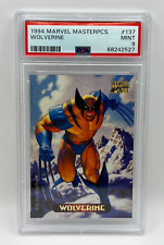 1994 Marvel Masterpieces Wolverine #127 PSA 9 Mint Iconic Logan picture