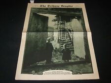 1917 JANUARY 28 THE TRIBUNE GRAPHIC NEWSPAPER - ROCKEFELLER CENTERFOLD - NP 5417 picture