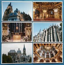 Set of 6 Stunning Colour New Glossy Postcards of Aachen Cathedral, Germany picture