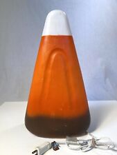 Vintage Halloween Candy Corn Blow Mold Union Products Rare Brown Bottom 17.5” picture