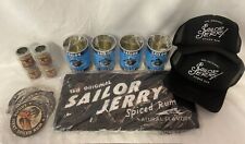 Sailor Jerry Spiced Rum Party Kit 18 AUTHENTIC Pieces Hats Oil Cans Towels  picture
