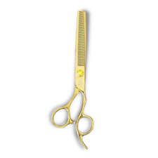 Kashi G-1146LT Professional Hair Thinning scissors, 6.5 inch Gold Color 46 Teeth picture