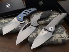 Lot Of 3 Kizer Folding Knives Ki4502A1; Ki4488A; Ki4473 S35VN Blade Ti Handle picture