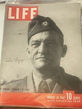 ￼ Don Lopez & Charles Breingan Rare Claire Chennault Signed  Life Magazine picture