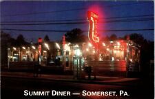 Summit Diner, SOMERSET, Pennsylvania Chrome Advertising Postcard - MWM Dexter picture