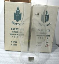 TWO PARTYLITE N6094 HURRICANE SHADE 11.75