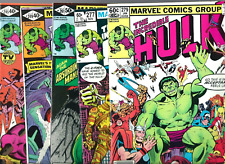 INCREDIBLE HULK #245, #249, #261, #277, & #279 -- MIXED MARVEL BRONZE AGE COMICS picture