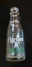 RARE*Pee-Wee Mini Glass Pop Soda Bottle 4 oz. Vintage Retro ~ Syracuse, NY~EUC picture