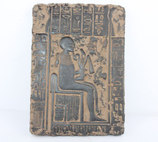 RARE ANCIENT EGYPTIAN ANTIQUE PTAH Lord of Wisdom Stella Stela (BS) picture